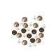 Plastic Domed Head Punk Studs with Base Pin - 100pcs